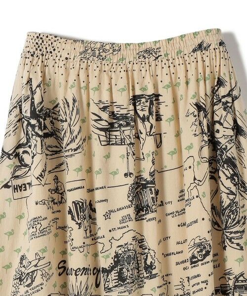 SHIPS / シップス ロング・マキシ丈スカート | 《予約》【SHIPS別注】BINDU:〈手洗い可能〉フロリダ マップ スカート | 詳細13