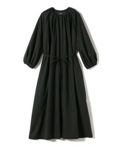 SHIPS Primary Navy Label:〈手洗い可能〉撥水 羽織 ギャザー ワンピース