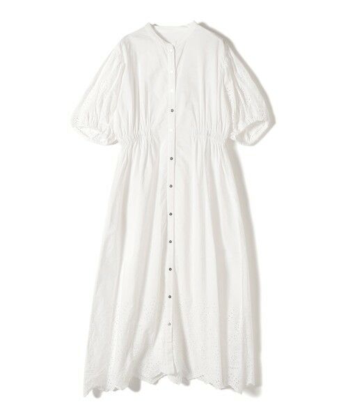 SHIPS / シップス ロング・マキシ丈ワンピース | 《予約》【SHIPS別注】Fanaka:〈手洗い可能〉シフリー ウエスト ギャザー ワンピース | 詳細8