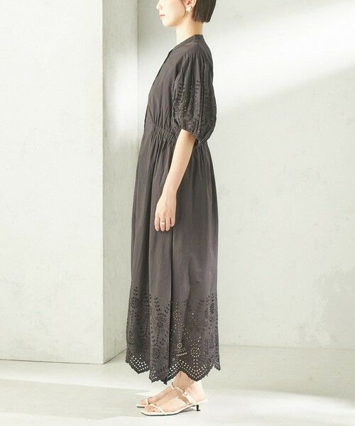 SHIPS / シップス ロング・マキシ丈ワンピース | 《予約》【SHIPS別注】Fanaka:〈手洗い可能〉シフリー ウエスト ギャザー ワンピース | 詳細27