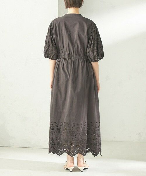 SHIPS / シップス ロング・マキシ丈ワンピース | 《予約》【SHIPS別注】Fanaka:〈手洗い可能〉シフリー ウエスト ギャザー ワンピース | 詳細28