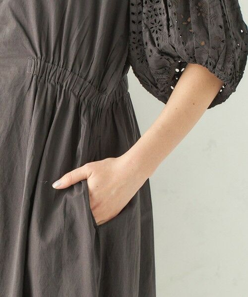 SHIPS / シップス ロング・マキシ丈ワンピース | 《予約》【SHIPS別注】Fanaka:〈手洗い可能〉シフリー ウエスト ギャザー ワンピース | 詳細30