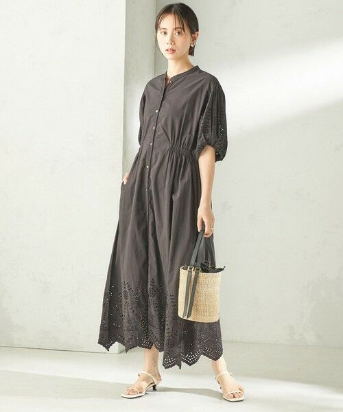 SHIPS / シップス ロング・マキシ丈ワンピース | 《予約》【SHIPS別注】Fanaka:〈手洗い可能〉シフリー ウエスト ギャザー ワンピース | 詳細11