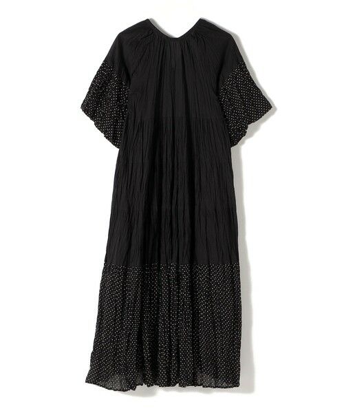 SHIPS / シップス ロング・マキシ丈ワンピース | 《予約》【SHIPS別注】Fanaka:〈手洗い可能〉クリンクル 袖 フレア ワンピース | 詳細9