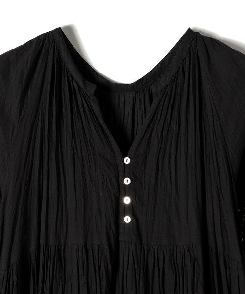 SHIPS / シップス ロング・マキシ丈ワンピース | 《予約》【SHIPS別注】Fanaka:〈手洗い可能〉クリンクル 袖 フレア ワンピース | 詳細10