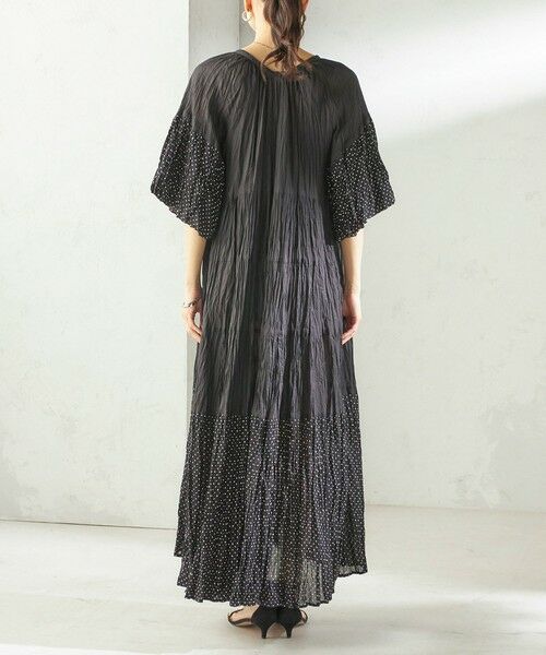 SHIPS / シップス ロング・マキシ丈ワンピース | 《予約》【SHIPS別注】Fanaka:〈手洗い可能〉クリンクル 袖 フレア ワンピース | 詳細20