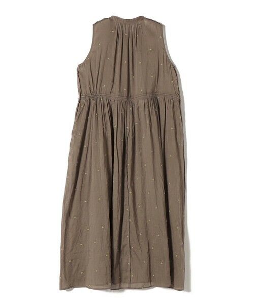 SHIPS / シップス ロング・マキシ丈ワンピース | 《予約》〈手洗い可能〉コットン オーガンジー 刺繍 ウエスト ドロスト ワンピース | 詳細28