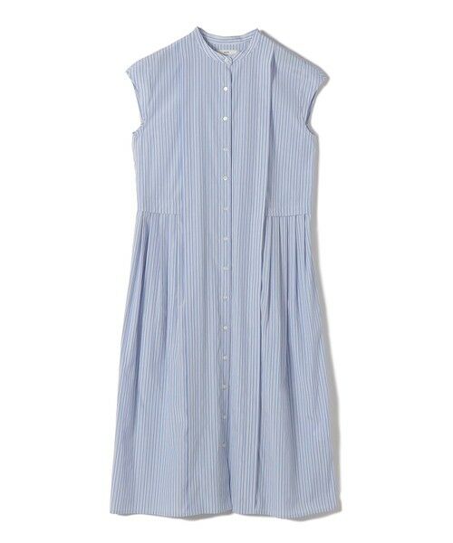SHIPS / シップス ロング・マキシ丈ワンピース | 《予約》【WEB限定】〈手洗い可能〉ストライプ サイド タック ワンピース | 詳細14