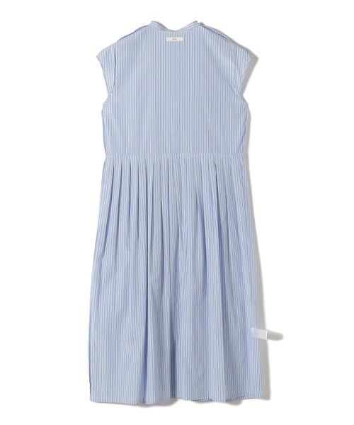 SHIPS / シップス ロング・マキシ丈ワンピース | 《予約》【WEB限定】〈手洗い可能〉ストライプ サイド タック ワンピース | 詳細20