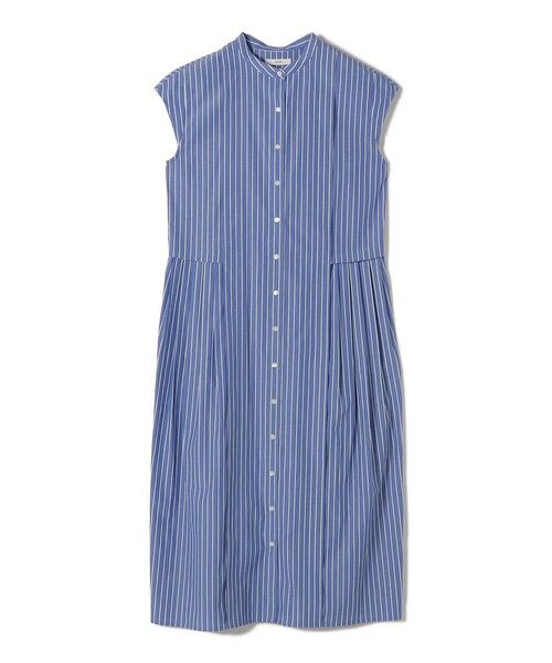 SHIPS / シップス ロング・マキシ丈ワンピース | 《予約》【WEB限定】〈手洗い可能〉ストライプ サイド タック ワンピース | 詳細29