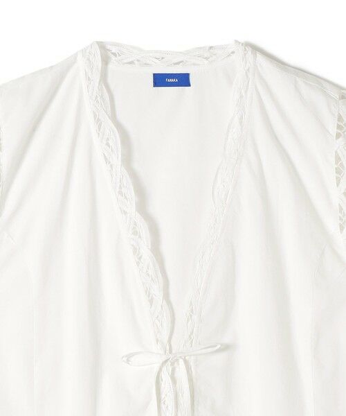 SHIPS / シップス ベスト | Fanaka:〈手洗い可能〉バテンレース ロング ジレ | 詳細4