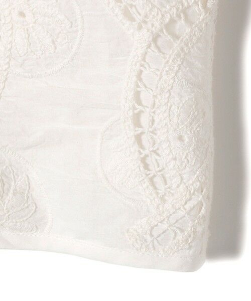 SHIPS / シップス ベスト | 《予約》〈手洗い可能〉オープン ワーク レース 刺繍 ベスト | 詳細14