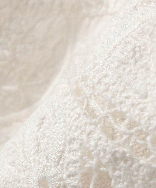 SHIPS / シップス ベスト | 《予約》〈手洗い可能〉オープン ワーク レース 刺繍 ベスト | 詳細18