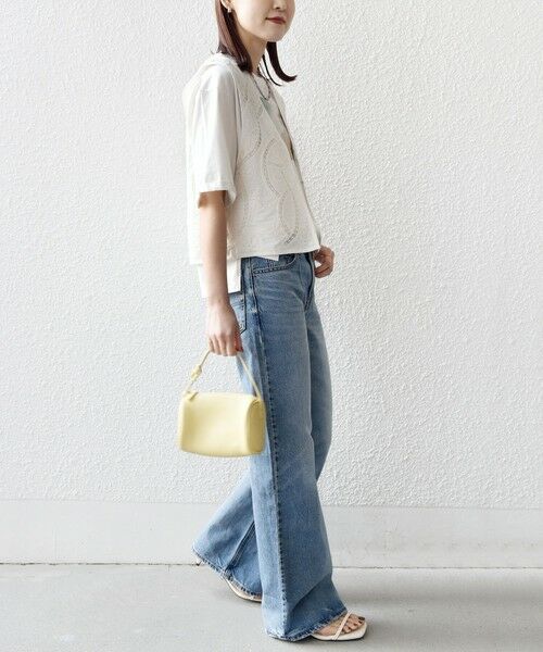 SHIPS / シップス ベスト | 《予約》〈手洗い可能〉オープン ワーク レース 刺繍 ベスト | 詳細4