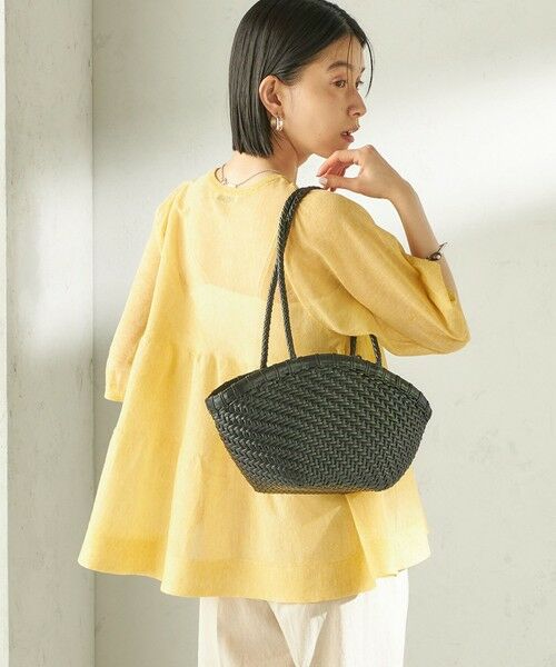 SHIPS / シップス ニット・セーター | 《予約》〈手洗い可能〉麻混 シアー ティアード ショート スリーブ プルオーバー | 詳細20