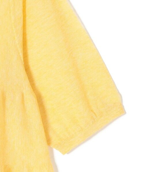 SHIPS / シップス ニット・セーター | 《予約》〈手洗い可能〉麻混 シアー ティアード ショート スリーブ プルオーバー | 詳細24