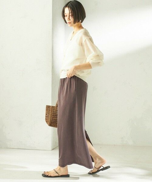 SHIPS / シップス カーディガン・ボレロ | 《一部追加予約》〈手洗い可能〉麻混 シアー Vネック カーディガン | 詳細2