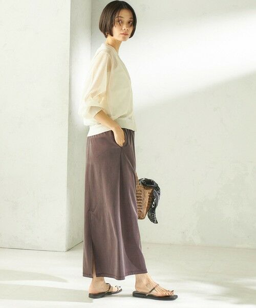 SHIPS / シップス カーディガン・ボレロ | 《一部追加予約》〈手洗い可能〉麻混 シアー Vネック カーディガン | 詳細4