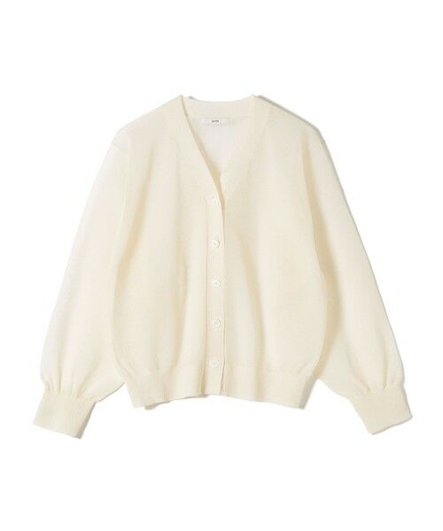 SHIPS / シップス カーディガン・ボレロ | 《一部追加予約》〈手洗い可能〉麻混 シアー Vネック カーディガン | 詳細10