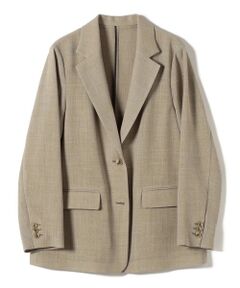 SHIPS / シップス テーラードジャケット | 〈吸水速乾・手洗い可能〉麻調 ドンゴロス 2釦 ジャケット 2