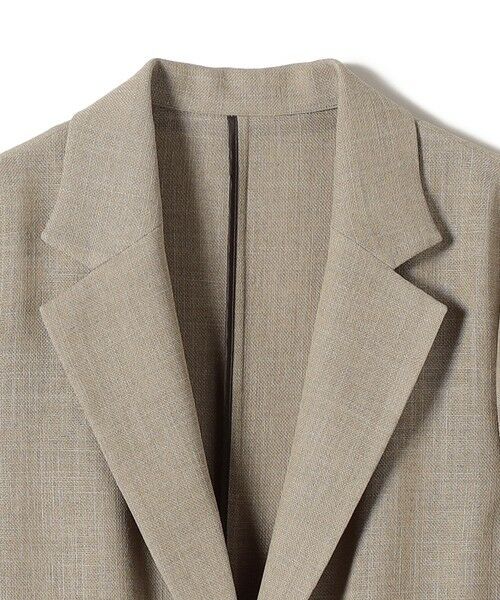 SHIPS / シップス テーラードジャケット | 〈吸水速乾・手洗い可能〉麻調 ドンゴロス 2釦 ジャケット 2 | 詳細3