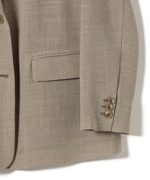 SHIPS / シップス テーラードジャケット | 〈吸水速乾・手洗い可能〉麻調 ドンゴロス 2釦 ジャケット 2 | 詳細4