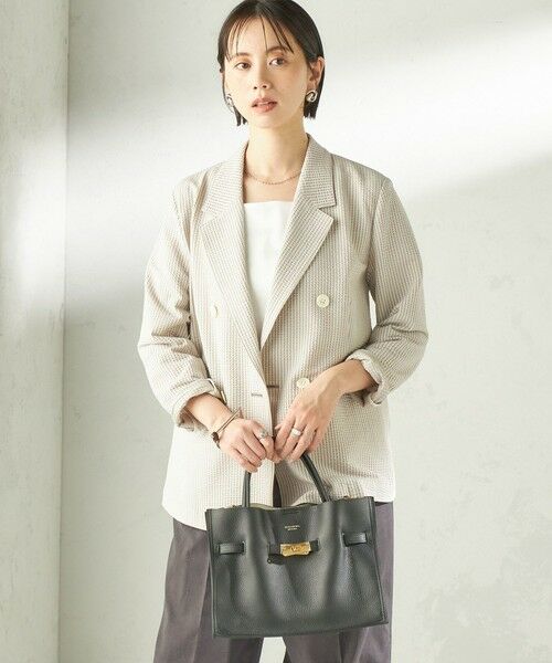 SHIPS / シップス テーラードジャケット | 《予約》〈手洗い可能〉サッカー ダブル ブレスト ジャケット | 詳細6