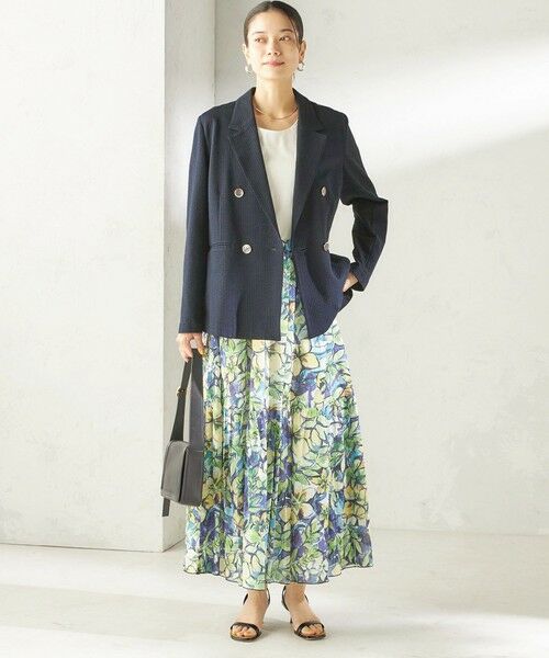 SHIPS / シップス テーラードジャケット | 《予約》〈手洗い可能〉サッカー ダブル ブレスト ジャケット | 詳細13