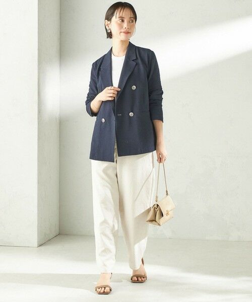 SHIPS / シップス テーラードジャケット | 《予約》〈手洗い可能〉サッカー ダブル ブレスト ジャケット | 詳細20