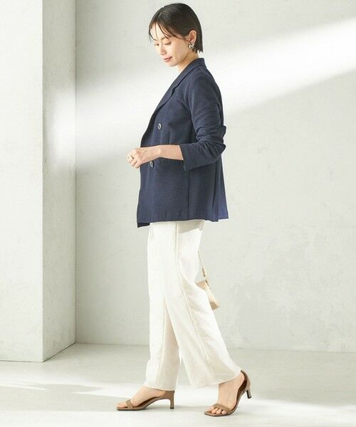 SHIPS / シップス テーラードジャケット | 《予約》〈手洗い可能〉サッカー ダブル ブレスト ジャケット | 詳細21