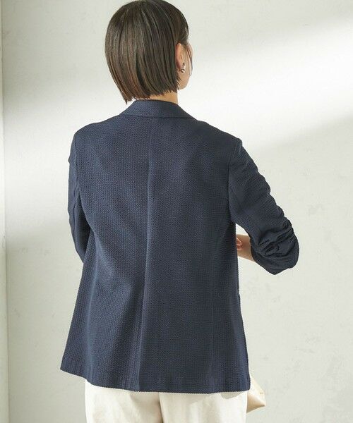 SHIPS / シップス テーラードジャケット | 《予約》〈手洗い可能〉サッカー ダブル ブレスト ジャケット | 詳細25