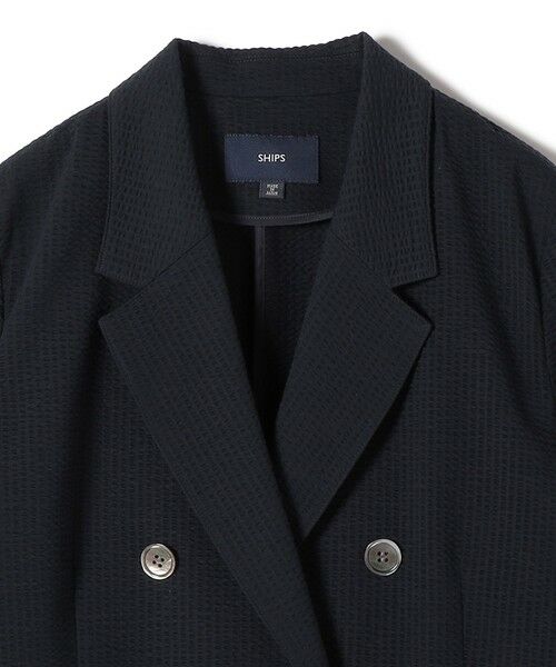 SHIPS / シップス テーラードジャケット | 《予約》〈手洗い可能〉サッカー ダブル ブレスト ジャケット | 詳細29