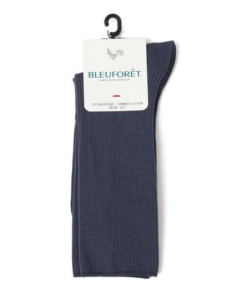 SHIPS / シップス ソックス | BLEUFORET:リブ ソックス（ブルー）