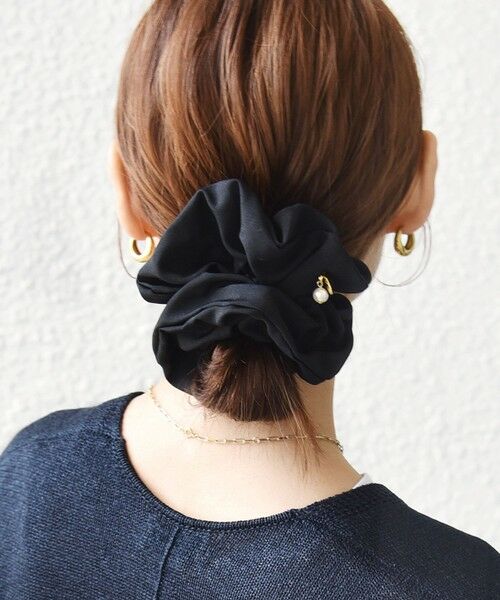 SHIPS / シップス ヘアゴム・シュシュ | グログラン パール モチーフ シュシュ | 詳細1