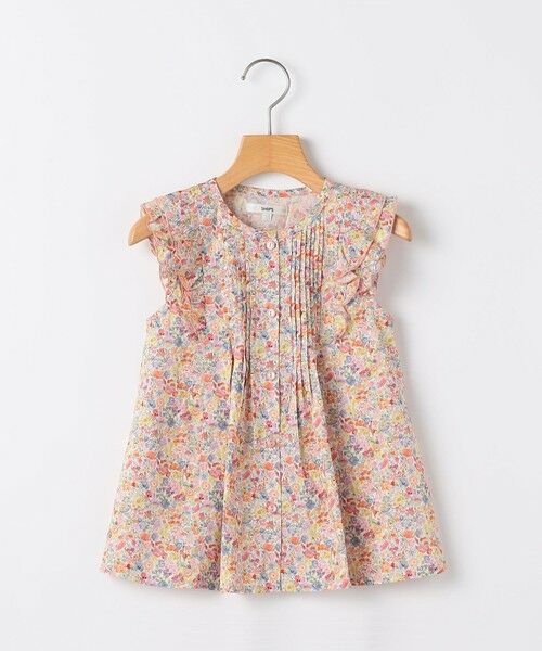 SHIPS / シップス シャツ・ブラウス | SHIPS KIDS:80〜90cm / リバティ フリル ブラウス（レッド系）