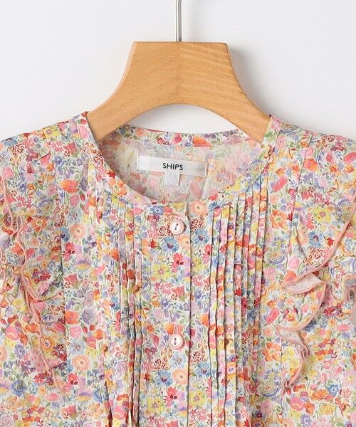 SHIPS / シップス シャツ・ブラウス | SHIPS KIDS:100〜130cm / リバティ フリル ブラウス | 詳細2