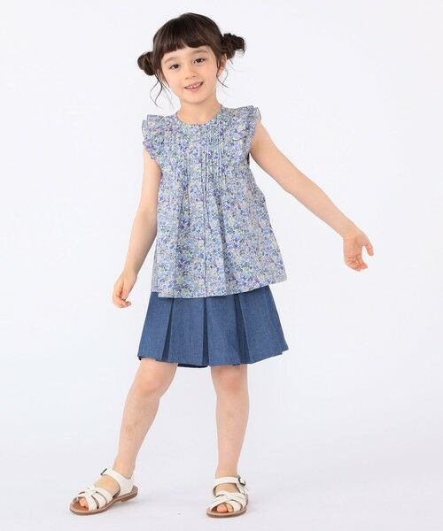 SHIPS / シップス シャツ・ブラウス | SHIPS KIDS:100〜130cm / リバティ フリル ブラウス | 詳細18
