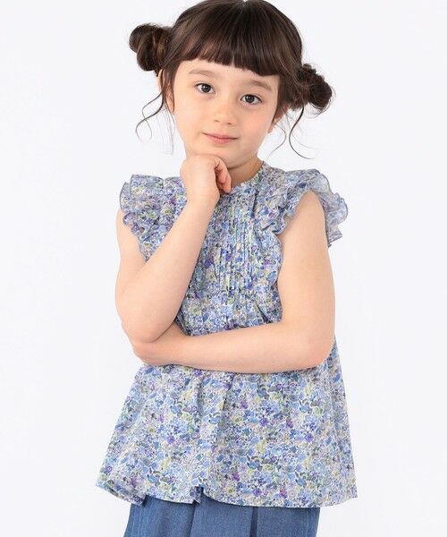 SHIPS / シップス シャツ・ブラウス | SHIPS KIDS:100〜130cm / リバティ フリル ブラウス | 詳細13