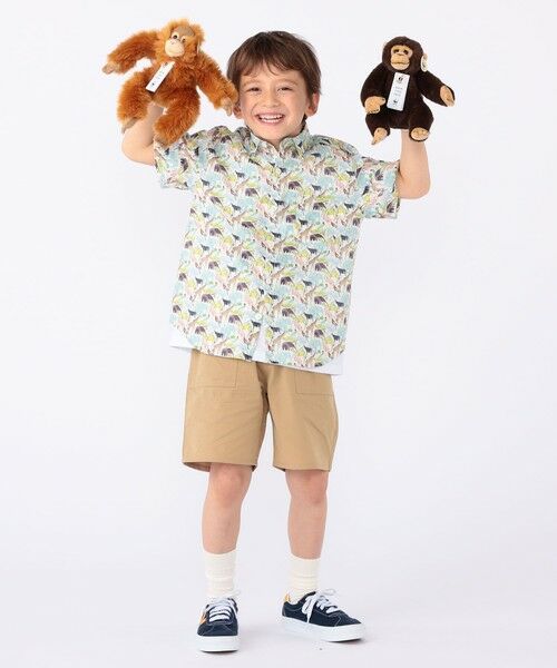 SHIPS / シップス シャツ・ブラウス | SHIPS KIDS:100〜130cm / リバティ プリント 半袖 シャツ | 詳細8
