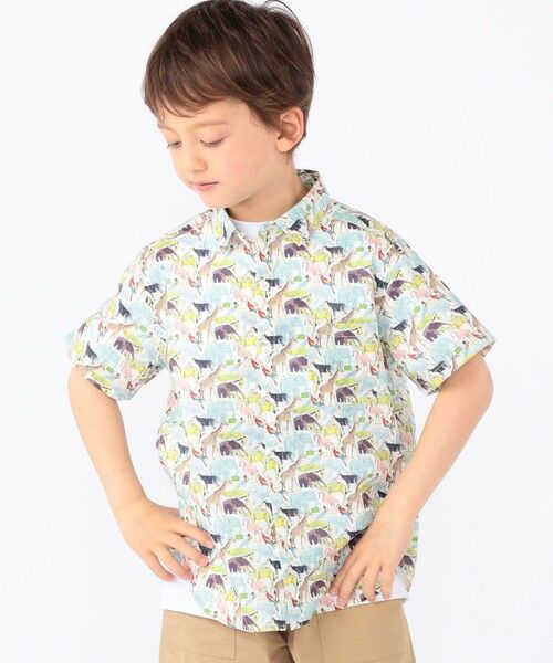 SHIPS / シップス シャツ・ブラウス | SHIPS KIDS:100〜130cm / リバティ プリント 半袖 シャツ | 詳細9