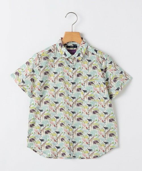 SHIPS / シップス シャツ・ブラウス | SHIPS KIDS:100〜130cm / リバティ プリント 半袖 シャツ（オフホワイト）