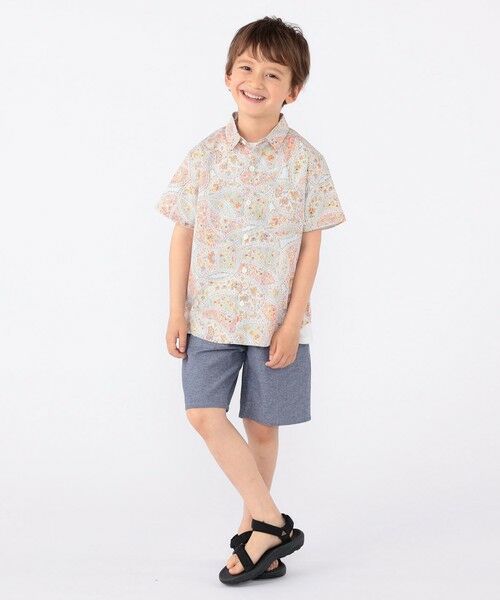 SHIPS / シップス シャツ・ブラウス | SHIPS KIDS:100〜130cm / リバティ プリント 半袖 シャツ | 詳細17