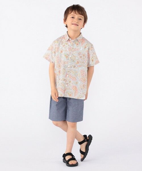 SHIPS / シップス シャツ・ブラウス | SHIPS KIDS:100〜130cm / リバティ プリント 半袖 シャツ | 詳細19