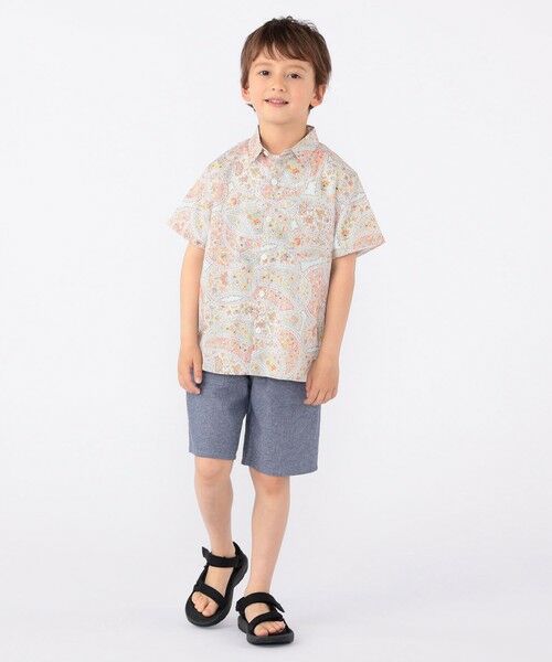 SHIPS / シップス シャツ・ブラウス | SHIPS KIDS:100〜130cm / リバティ プリント 半袖 シャツ | 詳細24