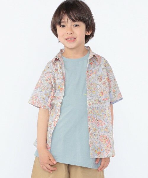 SHIPS / シップス シャツ・ブラウス | SHIPS KIDS:100〜130cm / リバティ プリント 半袖 シャツ | 詳細26