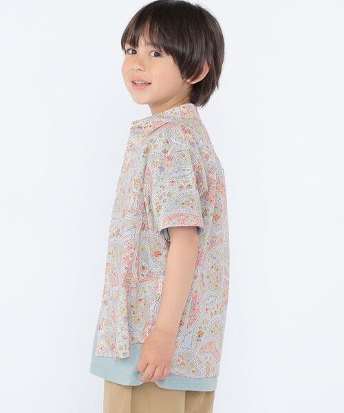 SHIPS / シップス シャツ・ブラウス | SHIPS KIDS:100〜130cm / リバティ プリント 半袖 シャツ | 詳細28