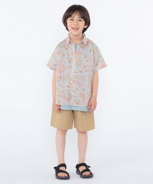 SHIPS / シップス シャツ・ブラウス | SHIPS KIDS:100〜130cm / リバティ プリント 半袖 シャツ | 詳細30