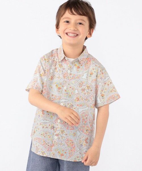 SHIPS / シップス シャツ・ブラウス | SHIPS KIDS:100〜130cm / リバティ プリント 半袖 シャツ | 詳細15