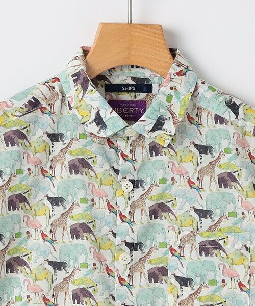 SHIPS / シップス シャツ・ブラウス | SHIPS KIDS:140〜150cm / リバティ プリント 半袖 シャツ | 詳細2