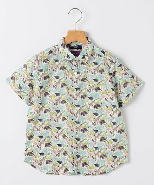 SHIPS / シップス シャツ・ブラウス | SHIPS KIDS:140〜150cm / リバティ プリント 半袖 シャツ（オフホワイト）